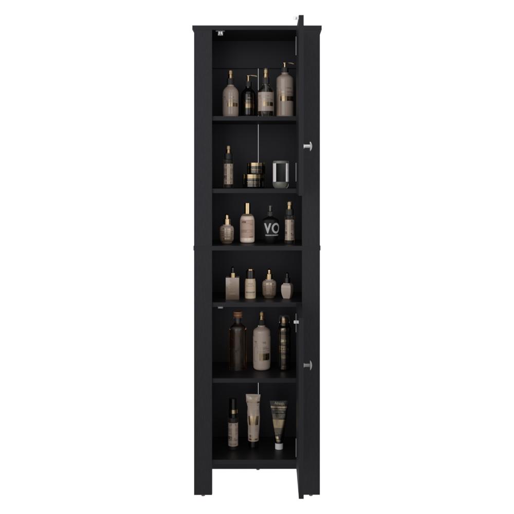 Estante Organizador Baño Vanessa Dos Puertas, Wengue (vista 5)
