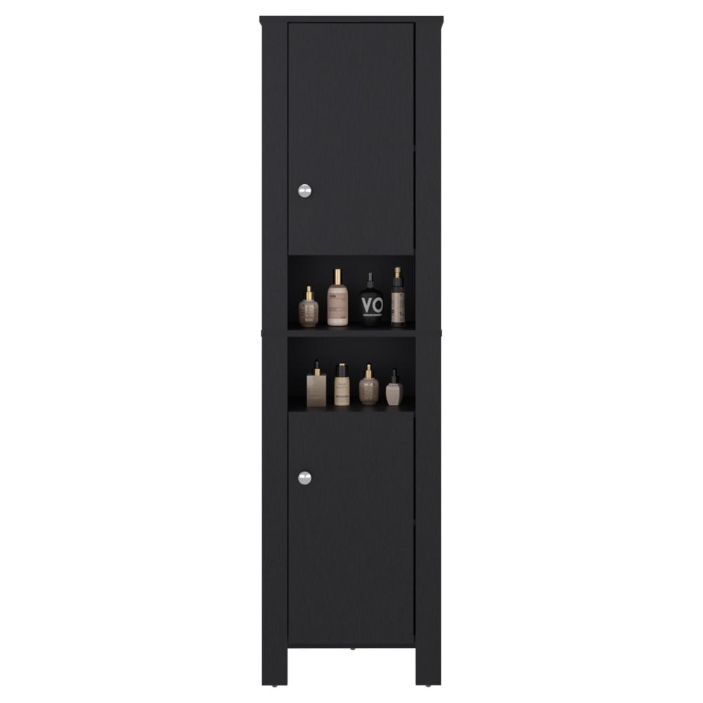 Estante Organizador Baño Vanessa Dos Puertas, Wengue (vista 3)
