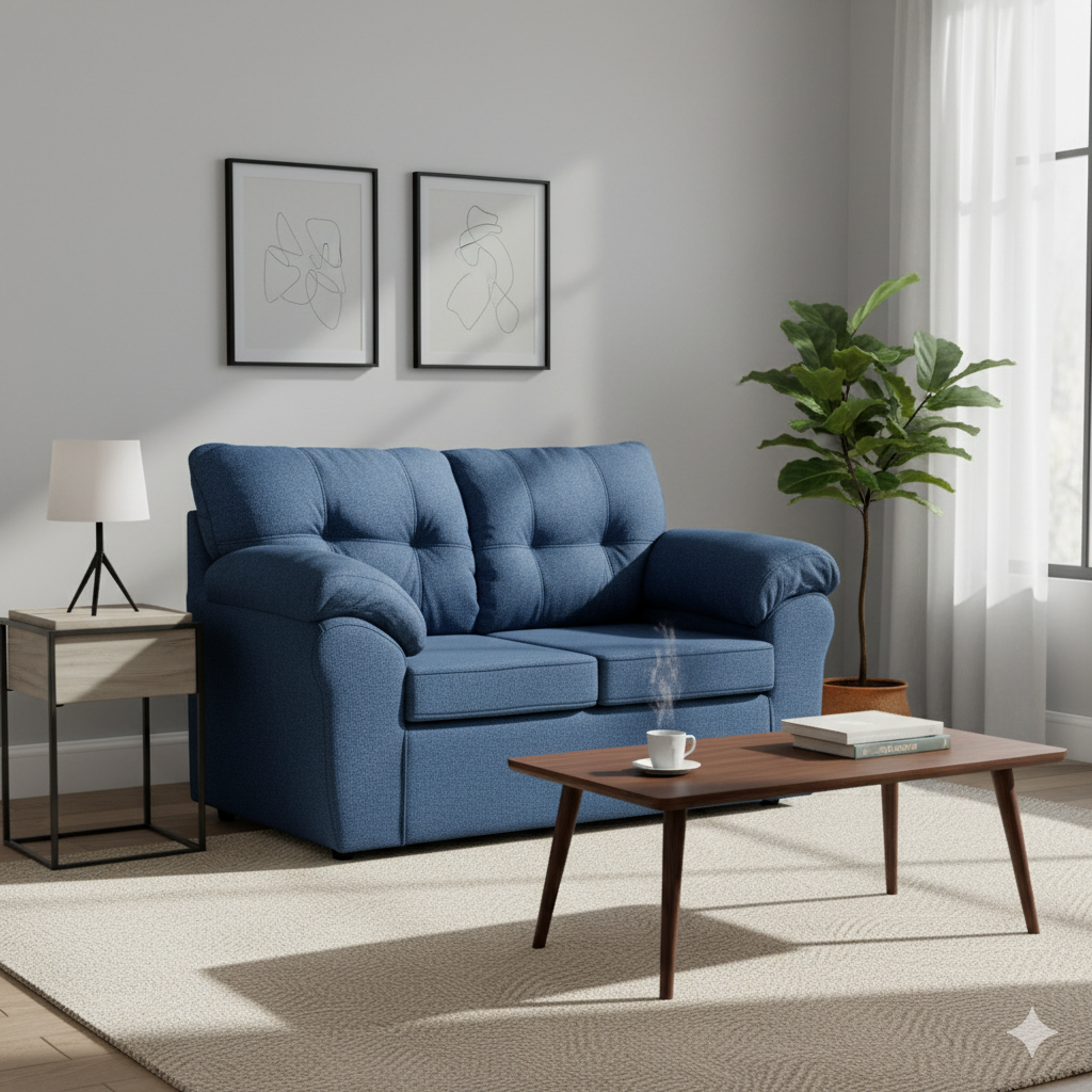 Sofá Polonia 2 Cuerpos Tela