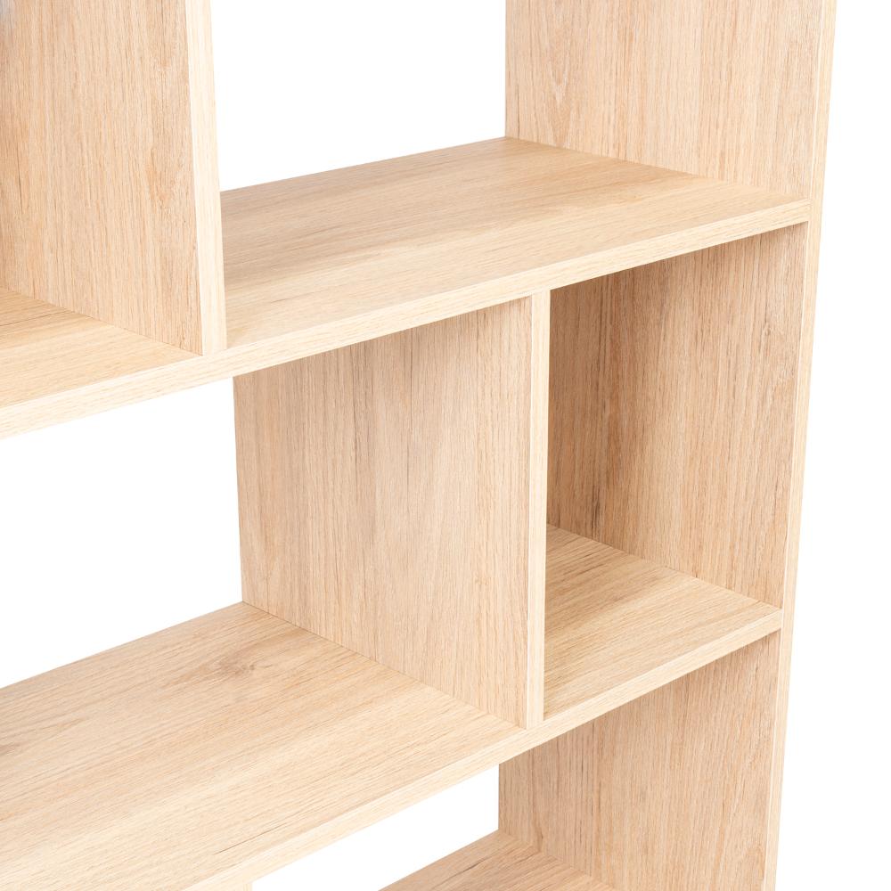 Biblioteca India, Beige, con Tres Entrepaños y Cuatro Divisiones (vista 5)