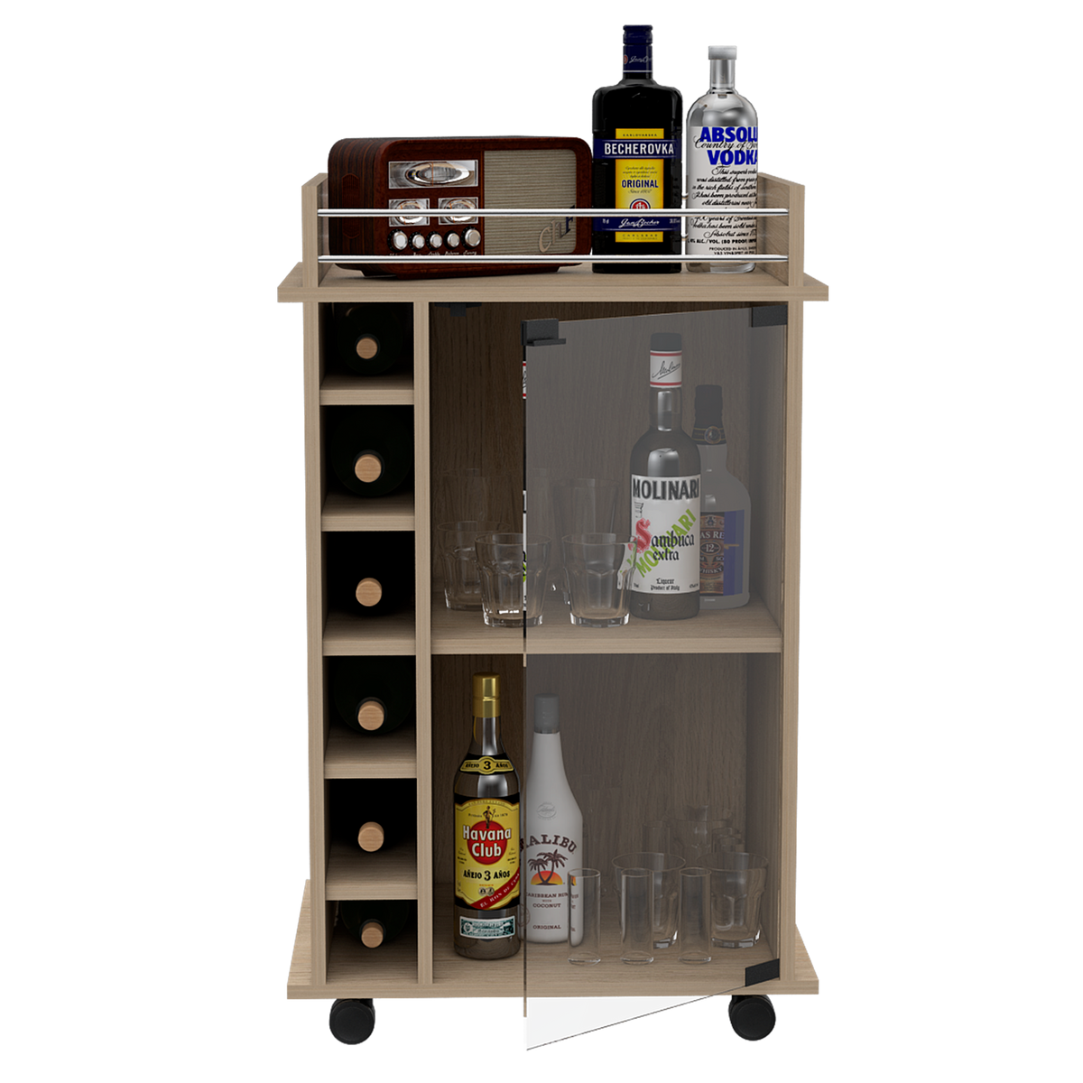 Bar Dukat Color Rovere Para Sala De Estar