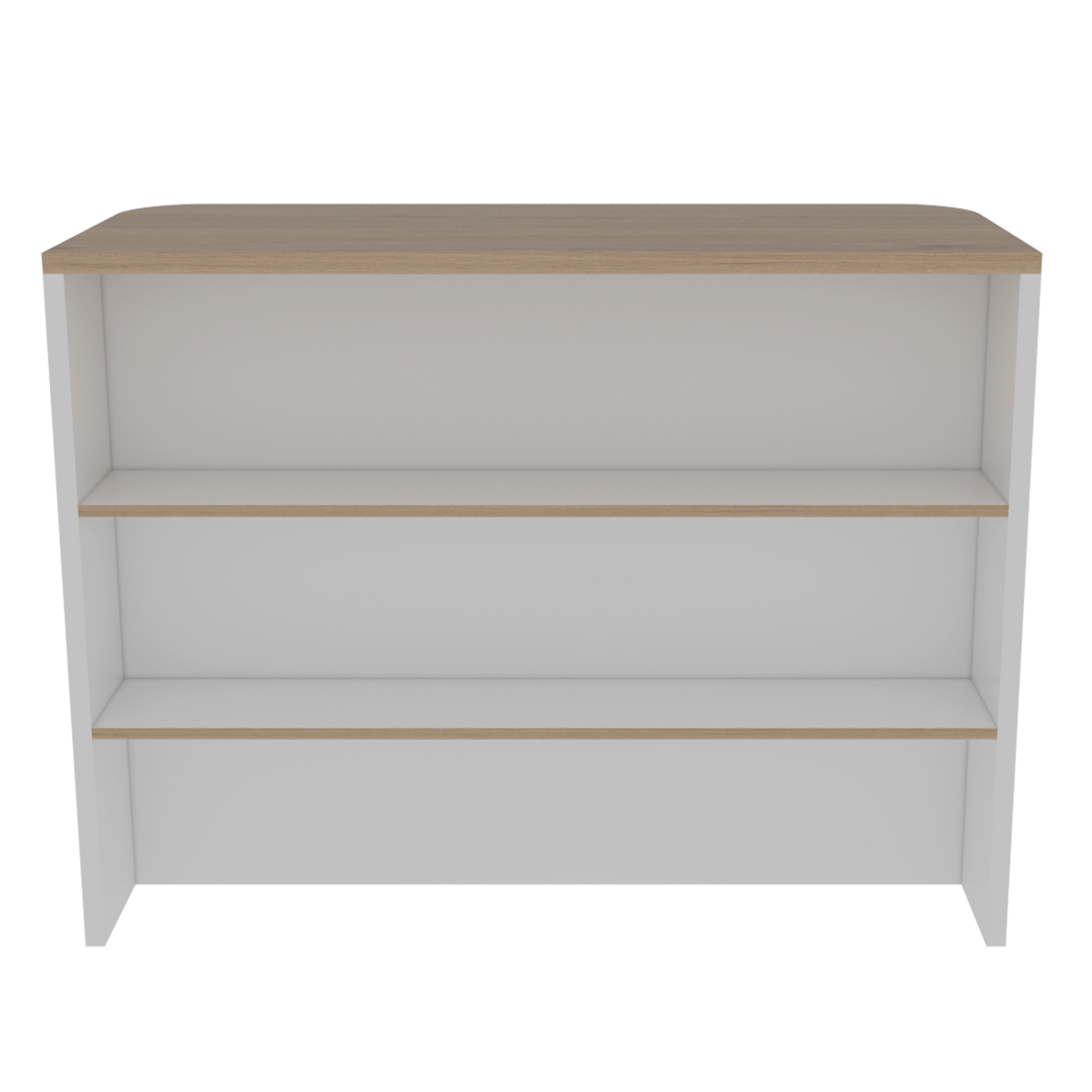 Barra Auxiliar de Cocina Fendi Color Rovere y Blanco Para Cocina