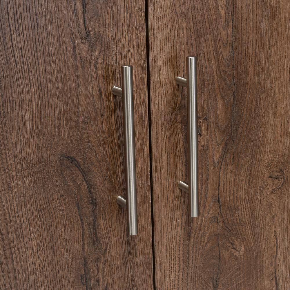 Closet Fontana, Nogal y Blanco, con Cuatro Puertas Abatibles y Tres Cajones Organizadores (vista 9)