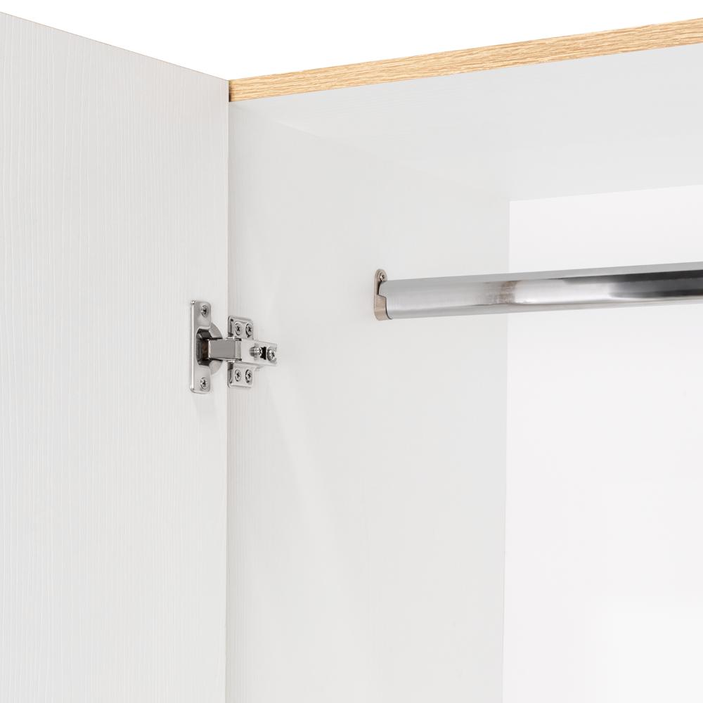 Closet América, Café Claro y Blanco, con Dos Cajones y Variedad de Entrepaños (vista 10)