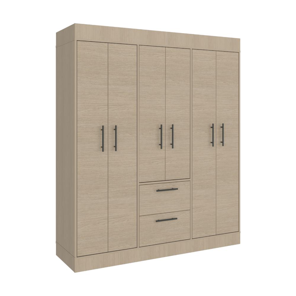 Closet 150 Vm 6 Puertas 2 Cajones, Cartagena y Wengue (vista 5)