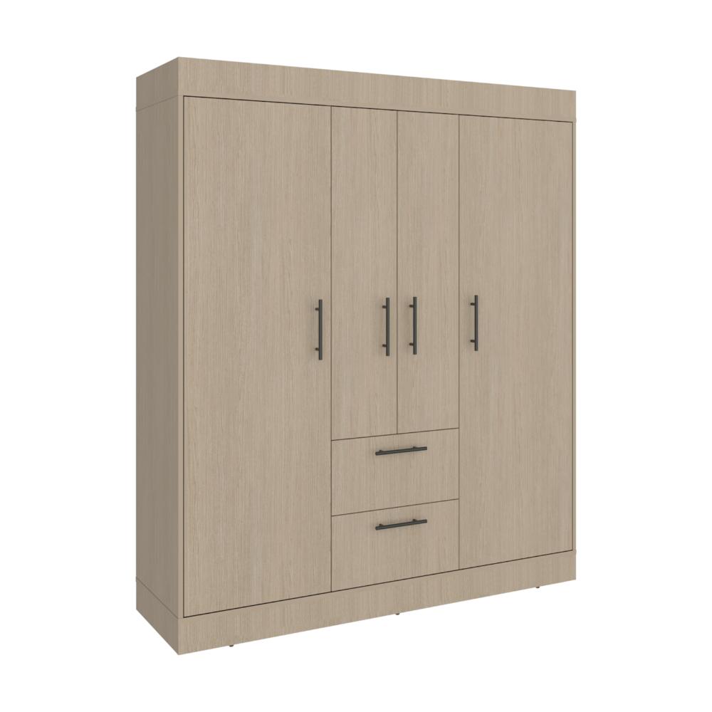 Closet 150 Vm 4 Puertas 2 Cajones, Cartagena y Wengue (vista 5)