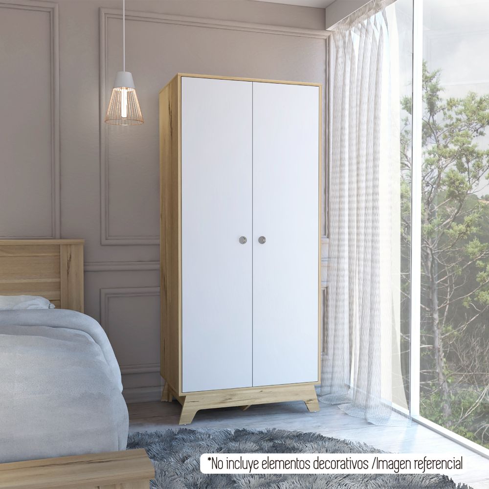 Closet Z Color Duna y Blanco Para Dormitorio
