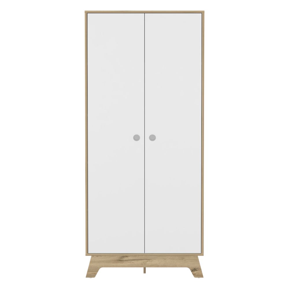 Closet Z Color Duna y Blanco Para Dormitorio