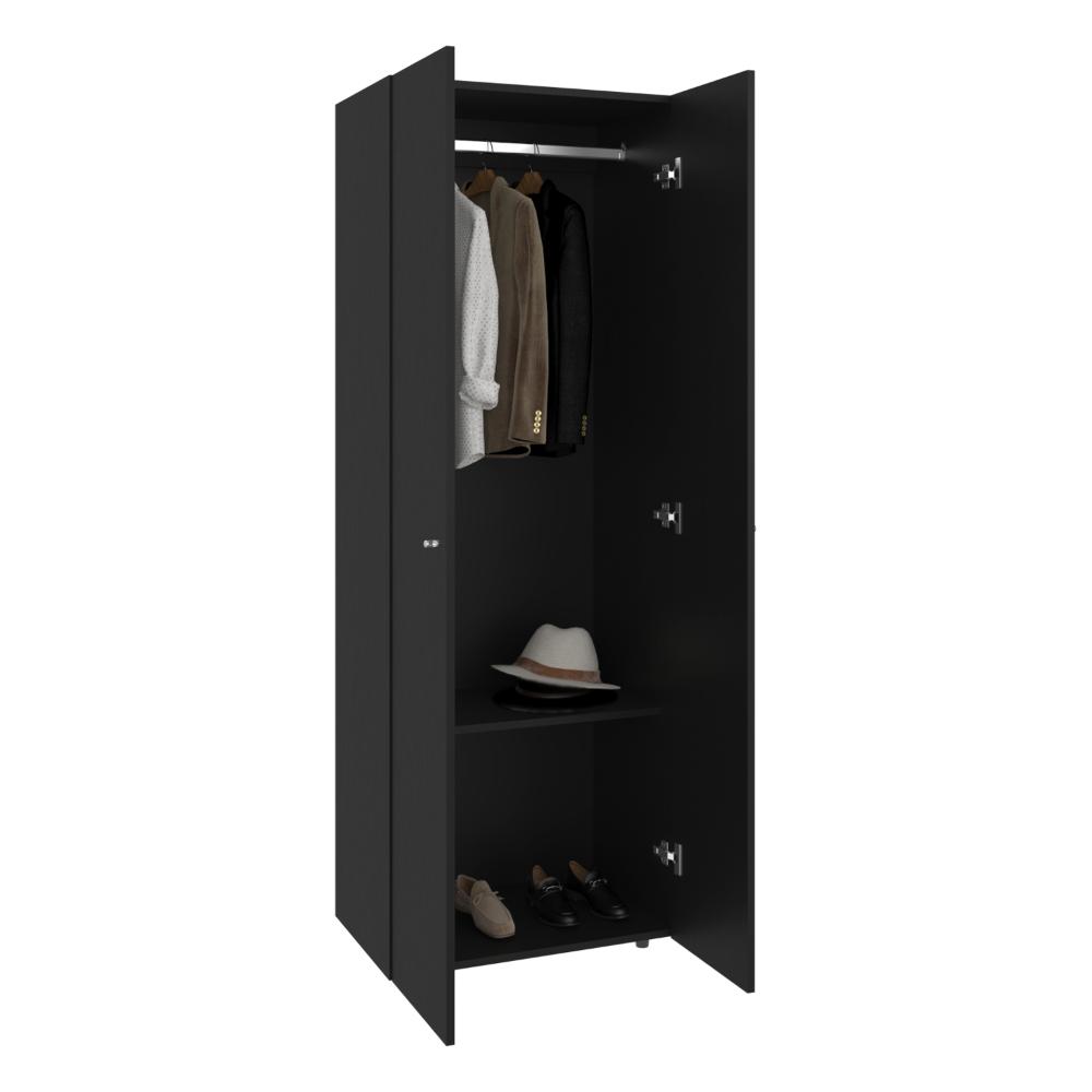 Closet Colgador Dos Puertas Tuhome, Wengue (vista 3)