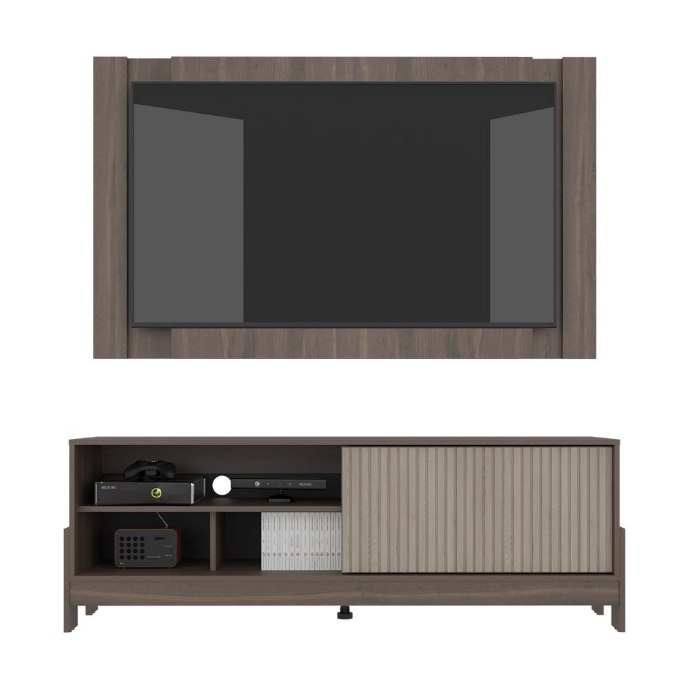 Rack Para Tv Odell, Milan y Roble Natural, Para Televisor desde 50" a 65" (vista 5)