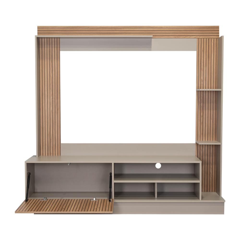 Rack Para Tv 70" Doha, Cocoa y Miel, Con Variedad de Entrepaños (vista 10)