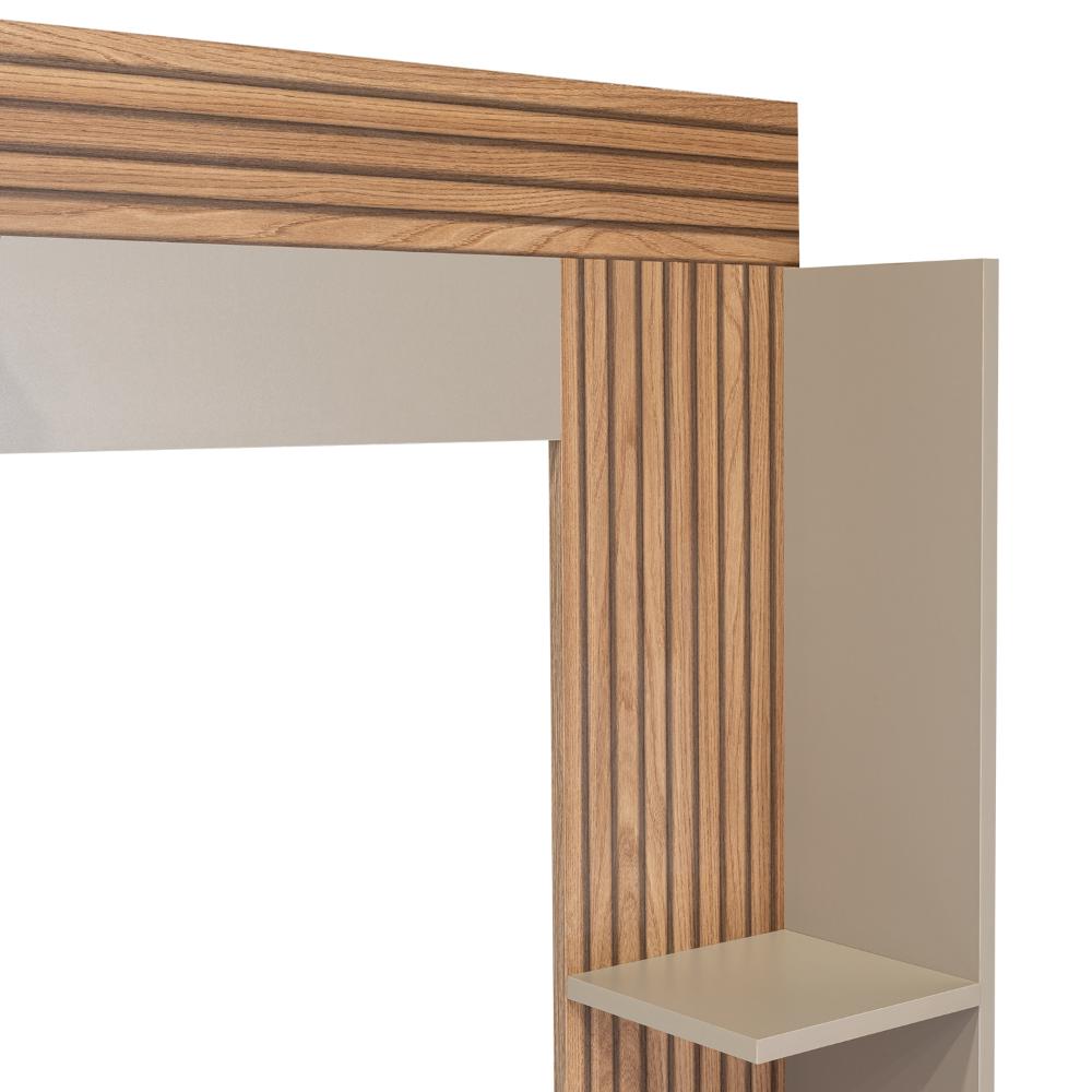 Rack Para Tv 70" Doha, Cocoa y Miel, Con Variedad de Entrepaños (vista 8)