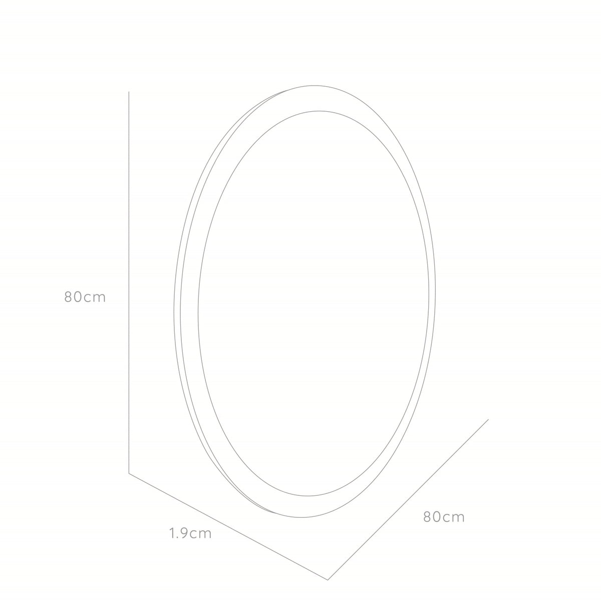 Espejo Ary, con Forma Circular (vista 6)