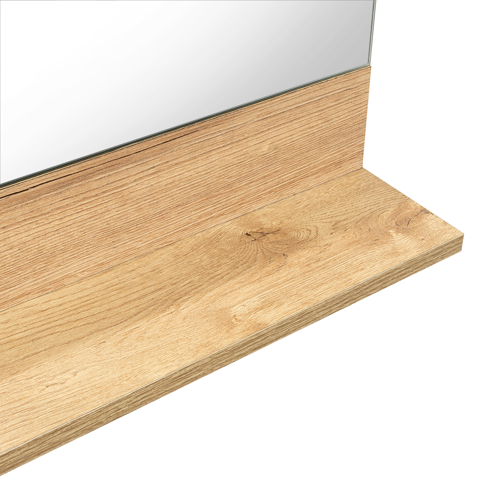 Espejo Lilo Rectangular Repisa De Madera (vista 6)