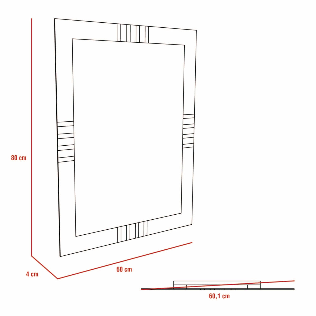 Espejo Rectangular 61, FM Furniture (vista 6)