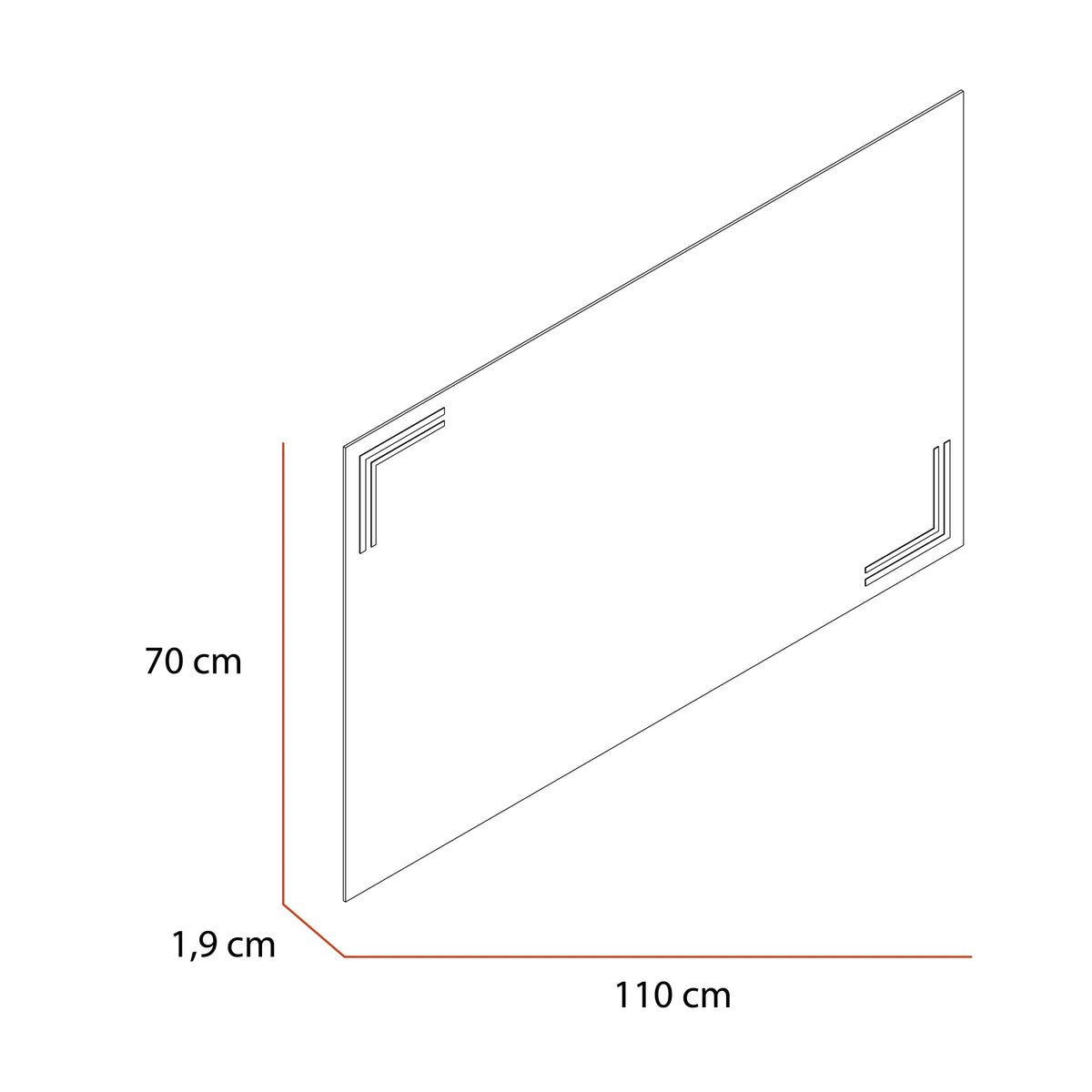 Espejo Iberia, con Forma Rectangular (vista 5)