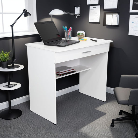 Escritorio 80 Cajón, Blanco