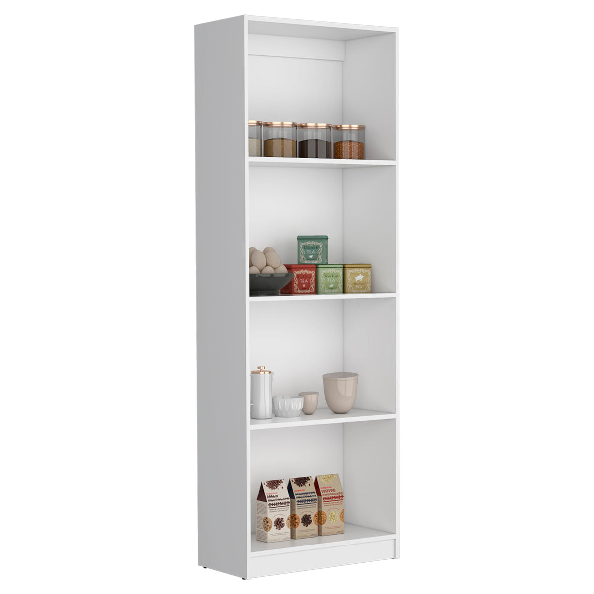 Estante E1Home, Blanco, con varios entrepaños (vista 3)