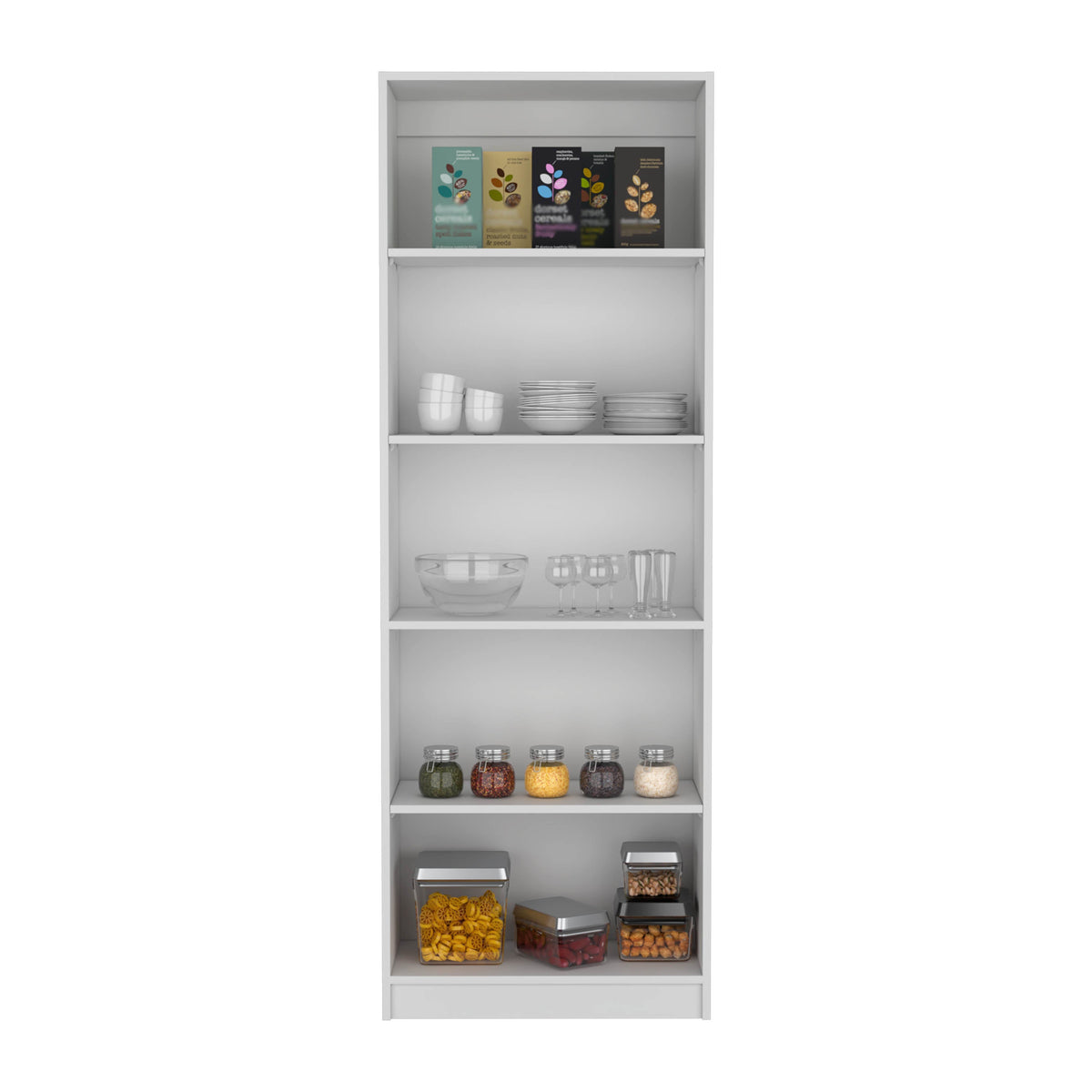 Estante E3Home, Blanco, con varios entrepaños (vista 3)