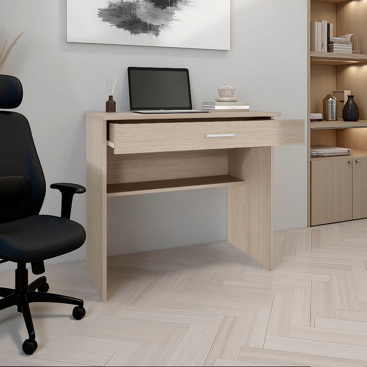 Escritorio Recto Office W 80 Con Un Cajon, Cartagena (vista 2)