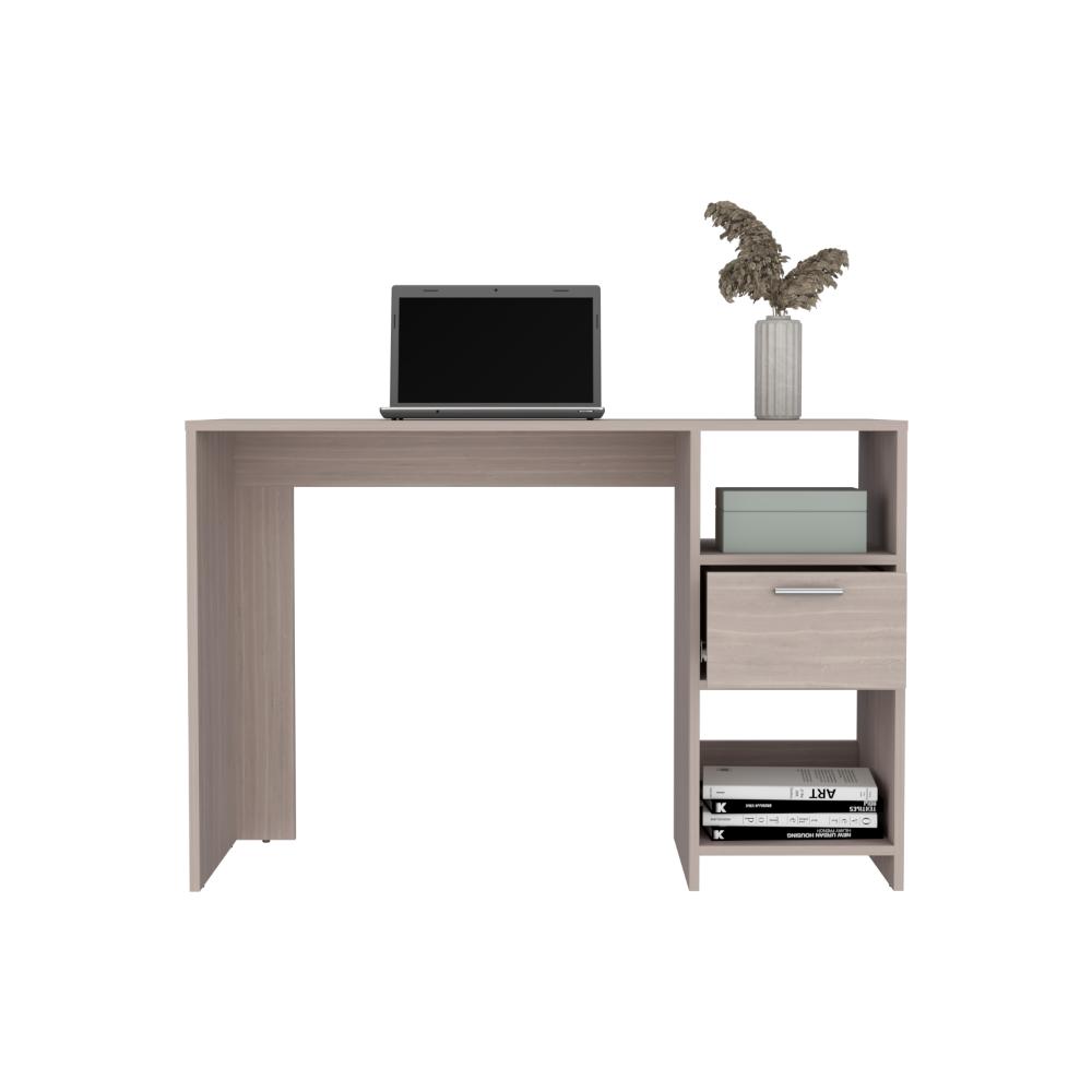 Escritorio Malasia, Bardolino, con Un Cajón Archivador y Dos Entrepaños (vista 4)