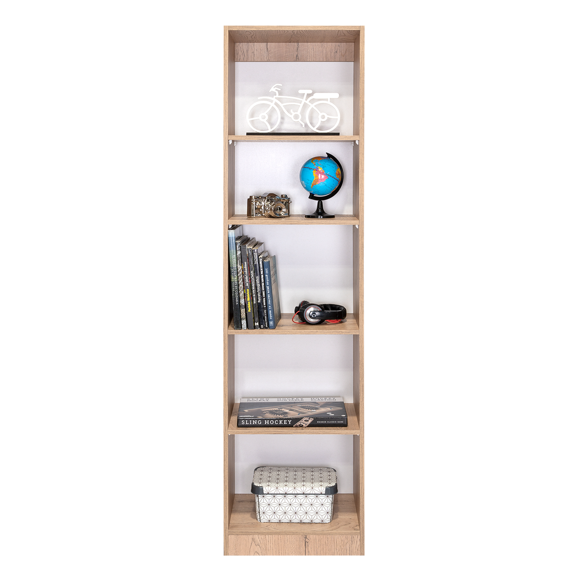 Estante E2Home, Macadamia, con varios entrepaños (vista 4)