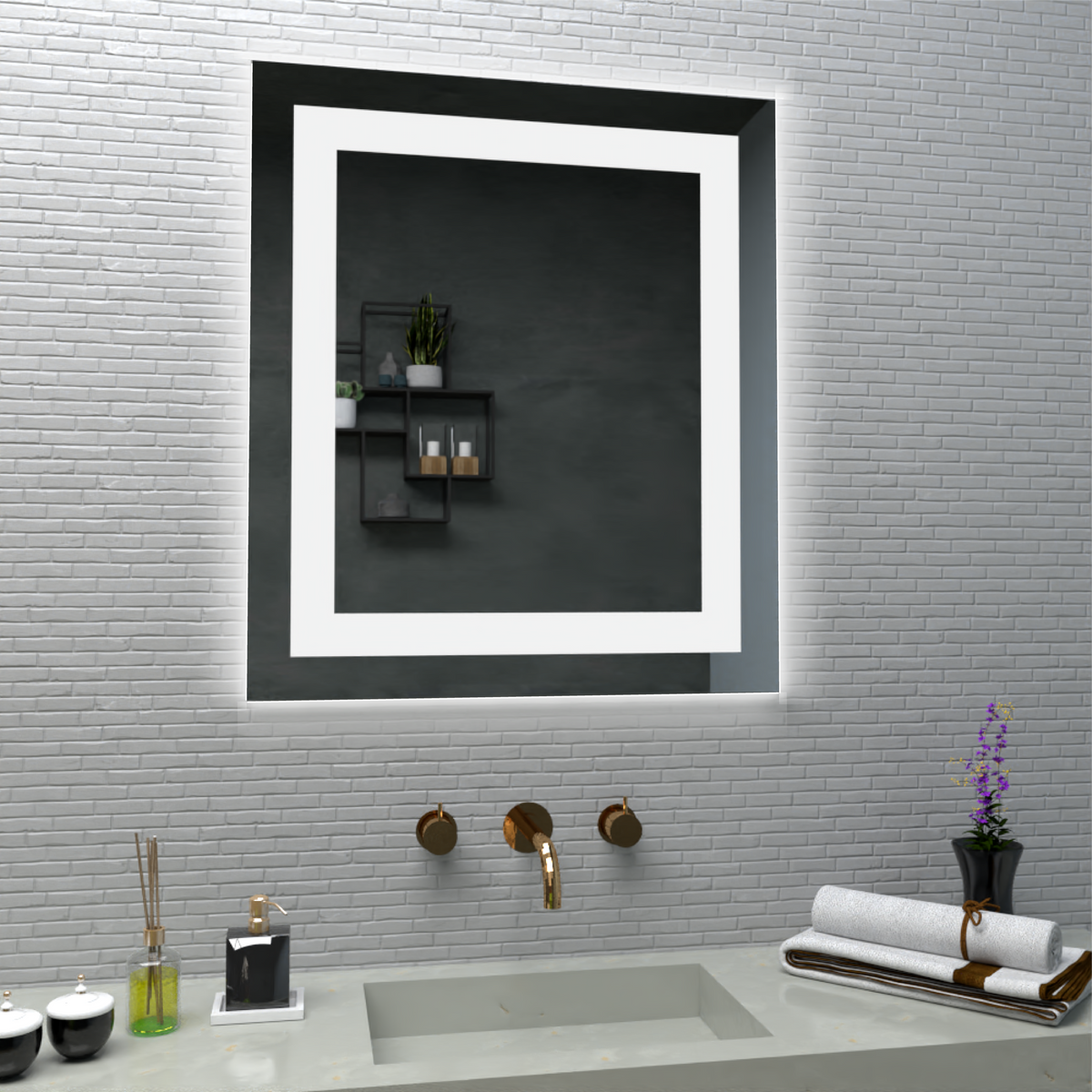 Espejo Rectangular 66, FM Furniture (vista 3)