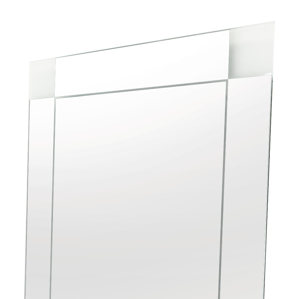 Espejo Yorlin Rectangular Diseño Sandblasting (vista 12)