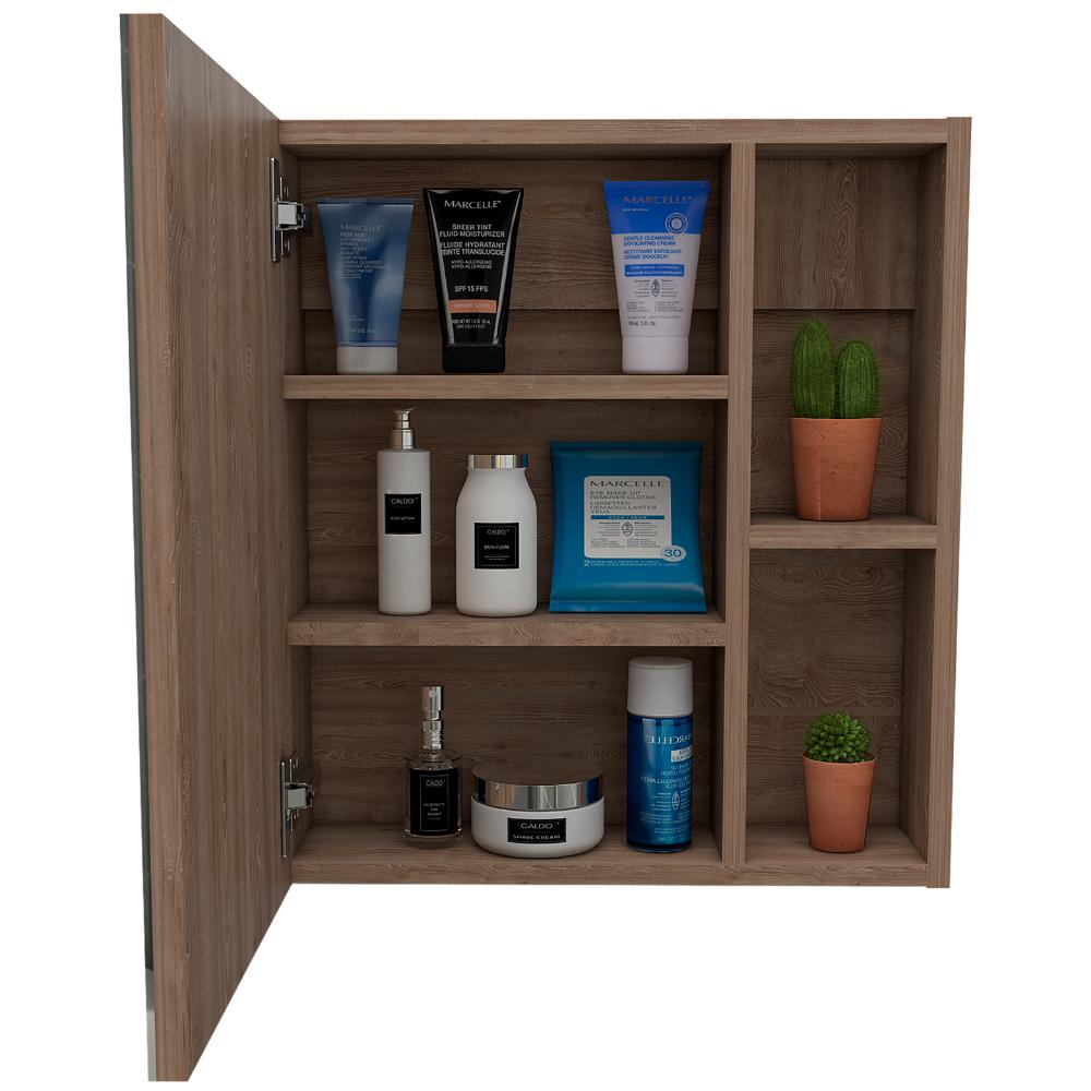 Botiquin Para Baño Labelle Con Espejo, Miel (vista 2)