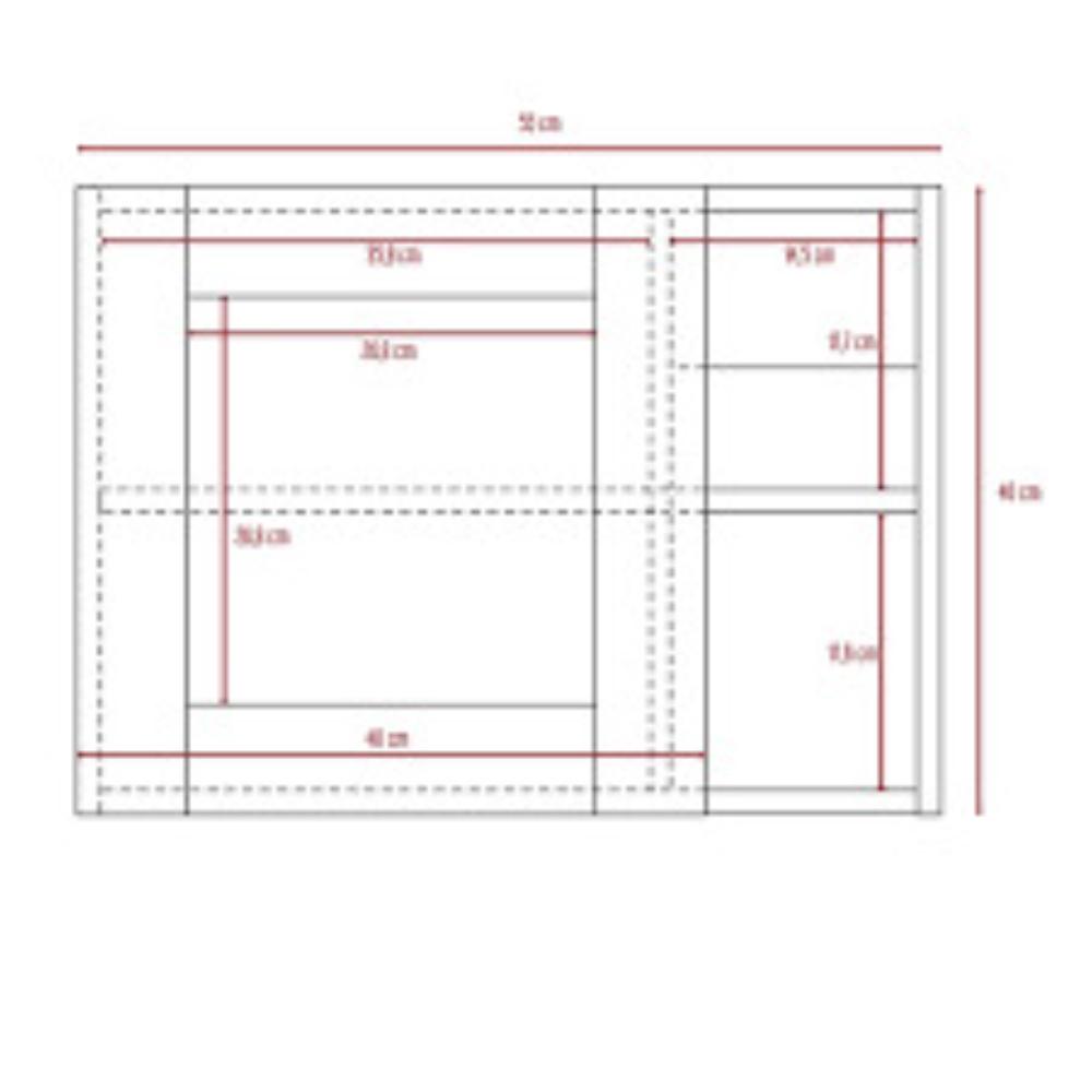 Botiquin Para Baño Cairo Con Espejo, Rovere (vista 5)