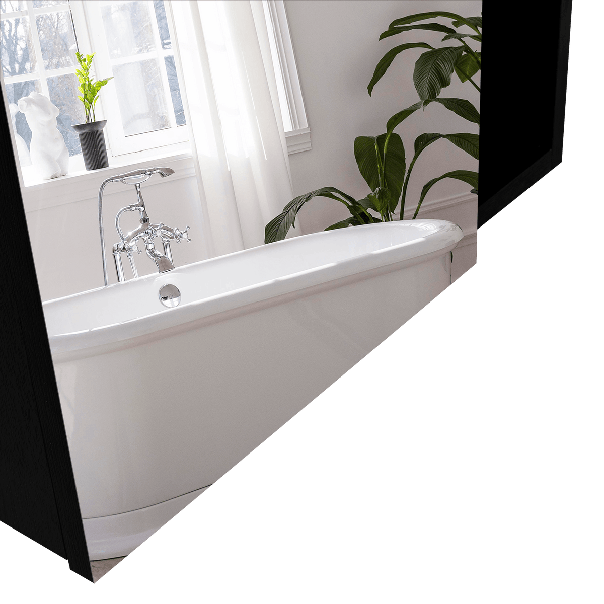 Gabinete de Baño Labell, Wengue, con Puerta y Entrepaños (vista 9)