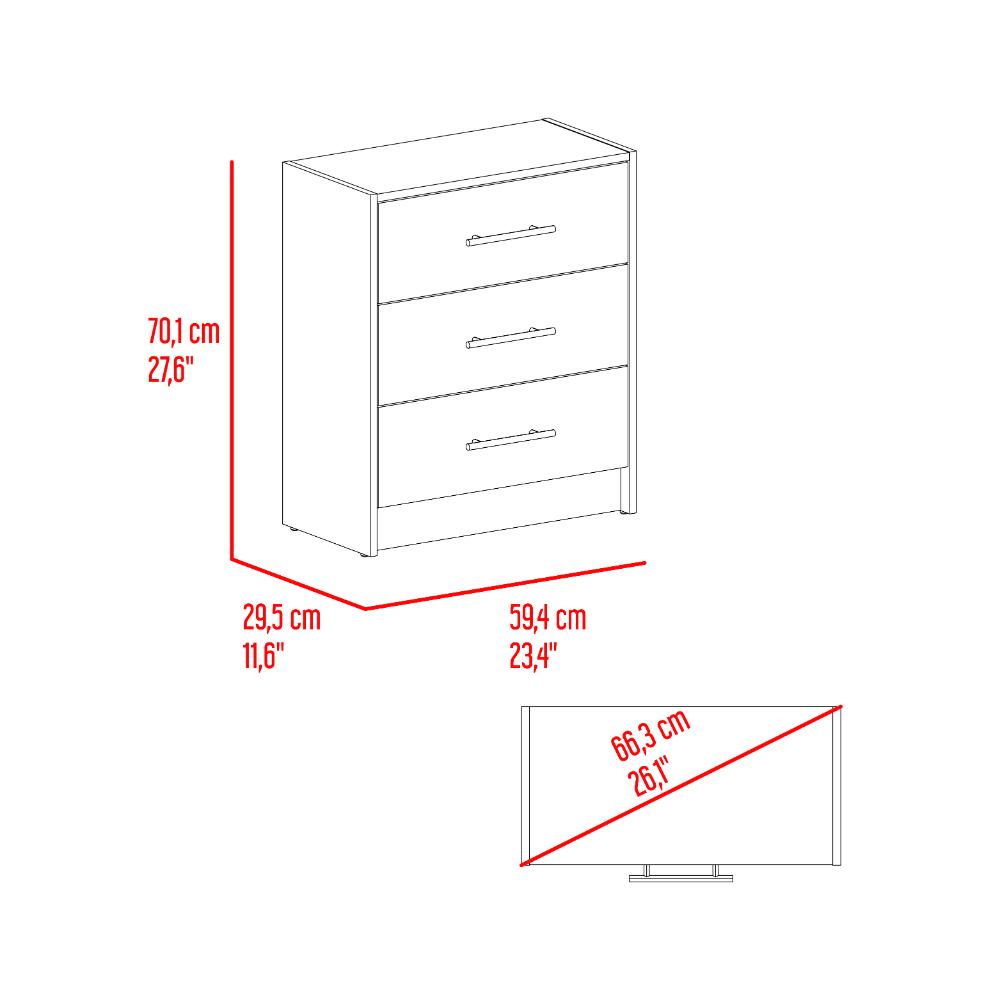 Combo para Habitación Sofi, Fresno Europeo y Blanco, incluye Closet -Organizador y Mesa de Noche (vista 11)