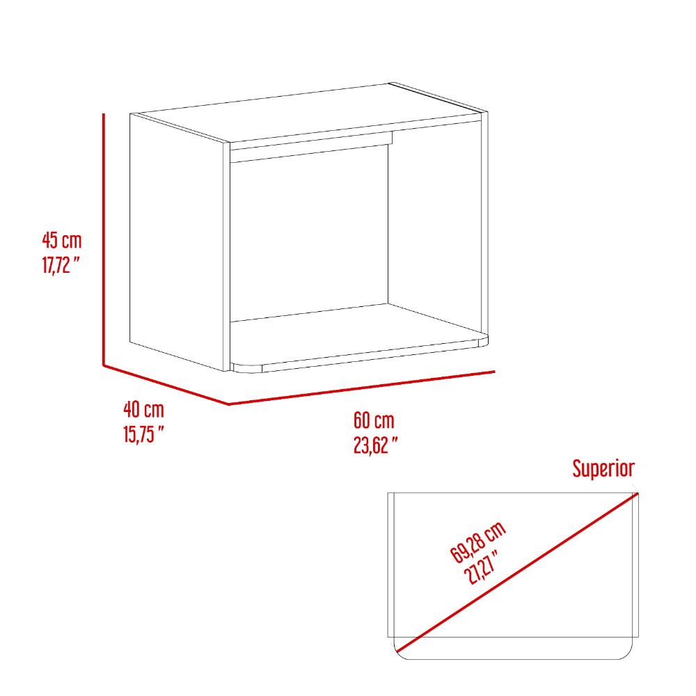 Mueble Para Microondas Eco, Blanco (vista 7)
