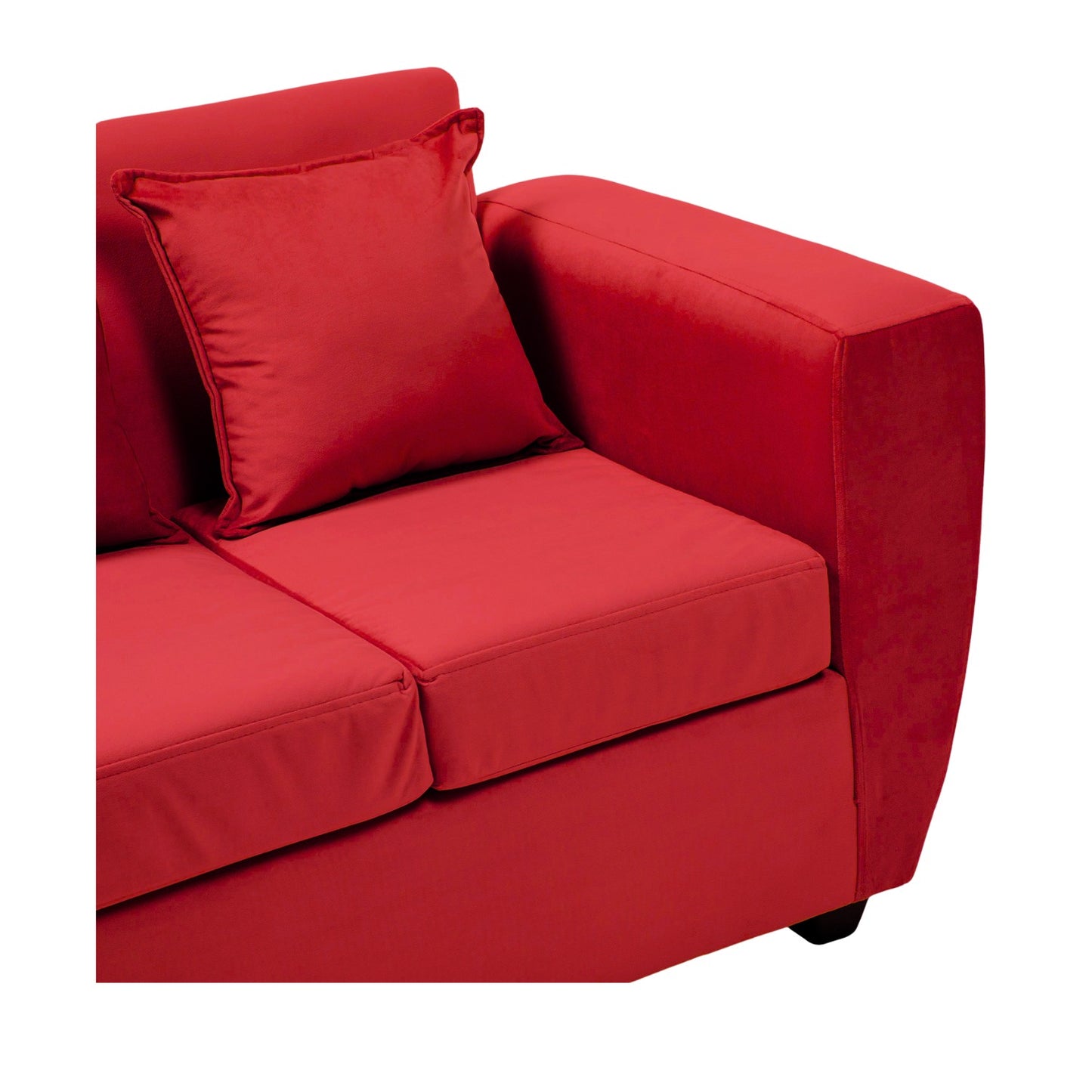 Sofa 3 Cuerpos Kansas Felpa