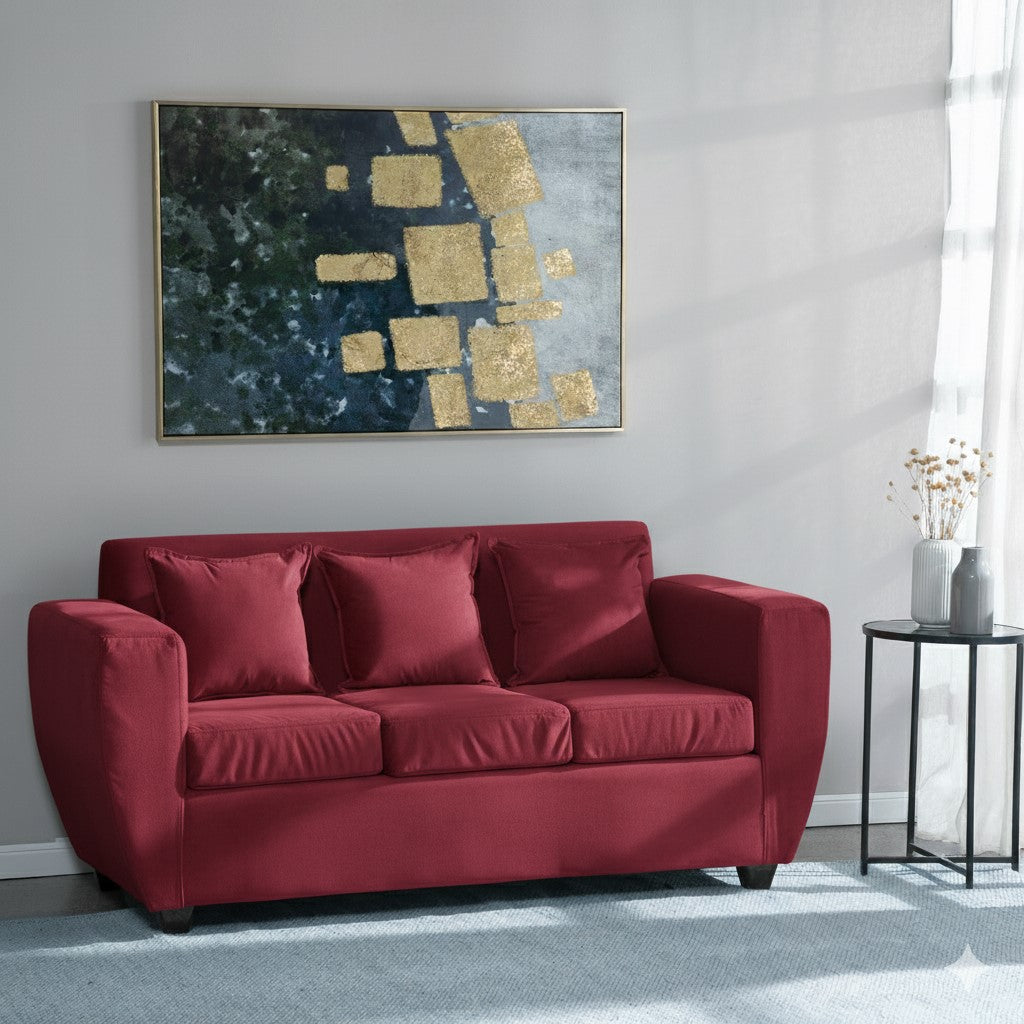 Sofa 3 Cuerpos Kansas Felpa
