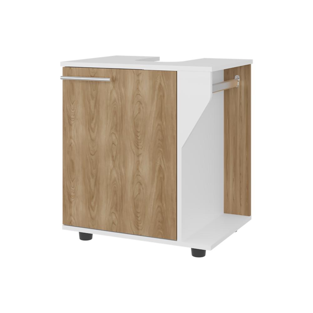 Mueble Para Lavamanos Phillips Una Puerta,  Blanco Y Fresno (vista 7)