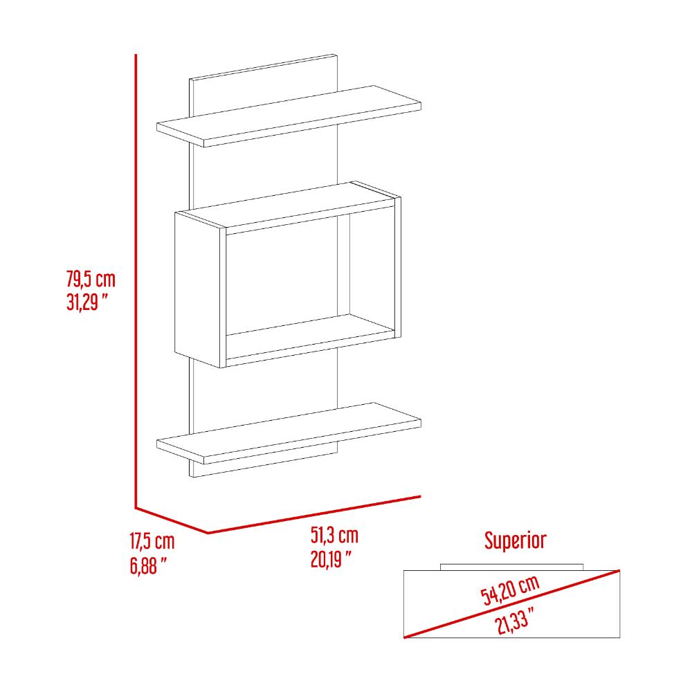 Mueble Organizador Baño Massana Duna Y Blanco (vista 8)