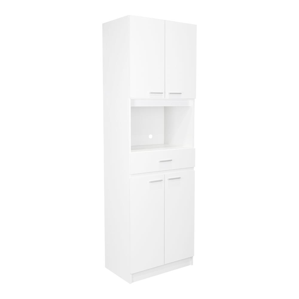 Módulo Microondas Ankara, Blanco, con Cuatro Puertas Abatibles y Amplio Espacio Para Almacenamiento (vista 7)