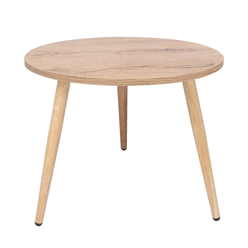 Mesa de Centro Zohi, Macadamia, con Diseño Redondo (vista 4)