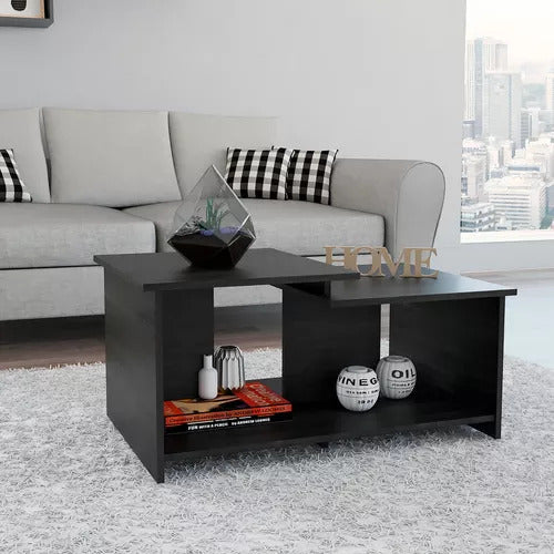 Mesa de Centro Wema Alto, Wengue, con Amplio Espacio Ideal Para Ubicar Decoraciones (vista 2)