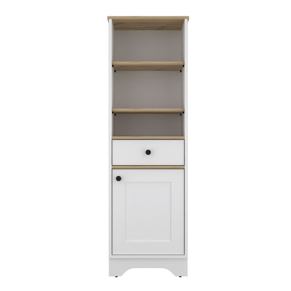 Mueble Optimizador Bath Bi Color Duna y Blanco Para Baño