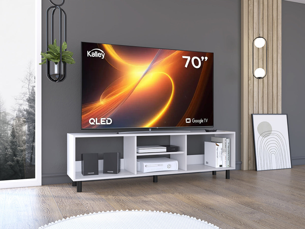 Mesa Para Tv Tunez, Blanco Duqueza, Para Televisor Hasta 70 Pulgadas (vista 2)