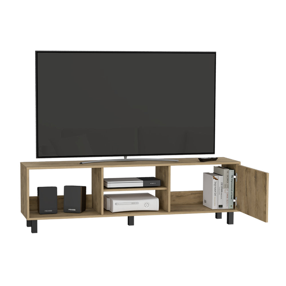 Rack Tv 65" Tunez Una Puerta, Color Macadamia (vista 3)