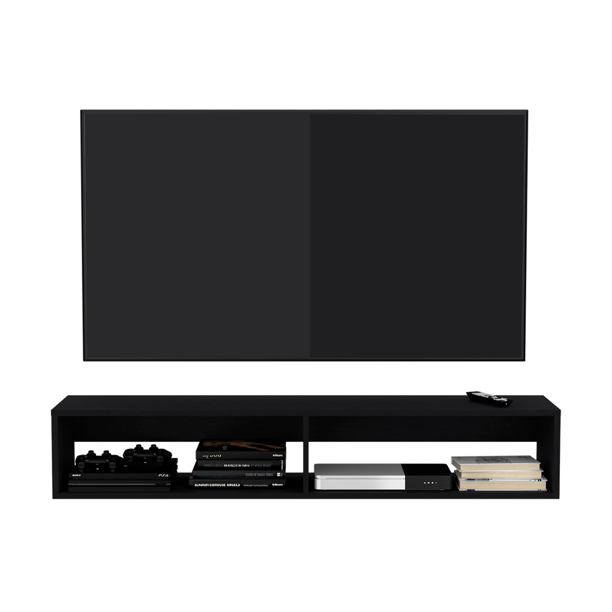 Rack Flotante, Negro, Para Televisor De 70 Pulgadas (vista 3)