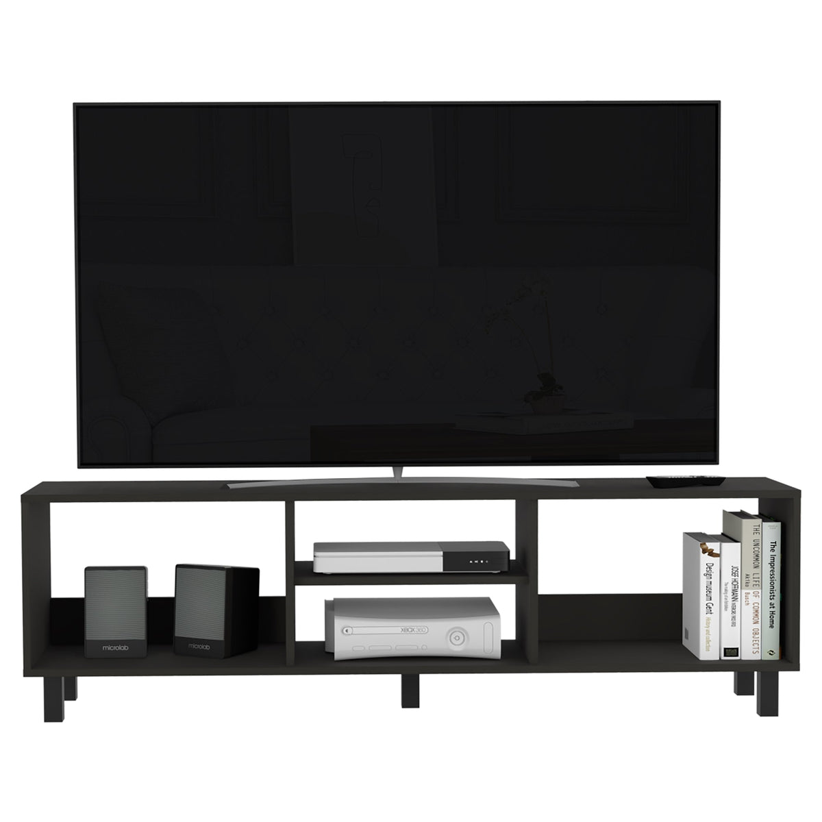 Mesa Para Tv Tunez, Wengue, Para Televisor Hasta 70 Pulgadas (vista 4)