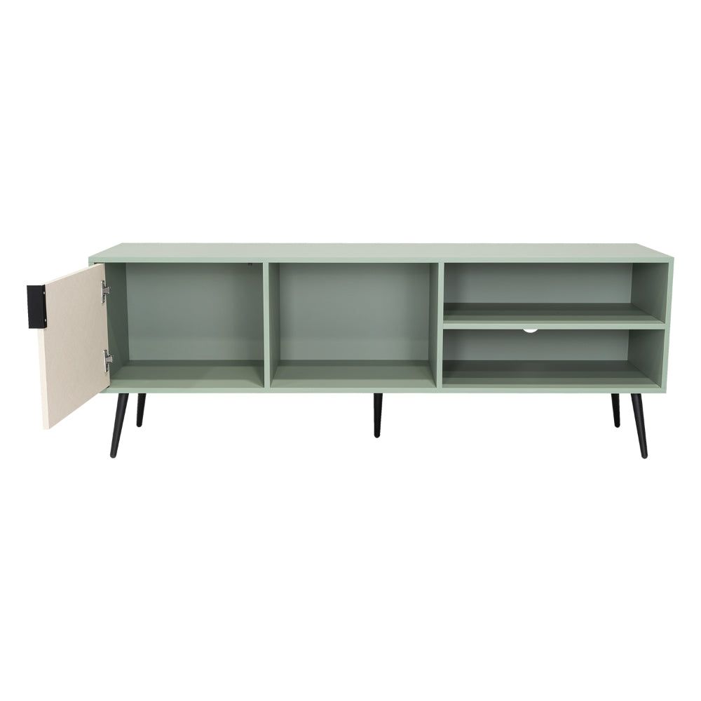 Rack Tv 65" Vulcan Una Puerta, Color Agave Y Toquilla (vista 6)
