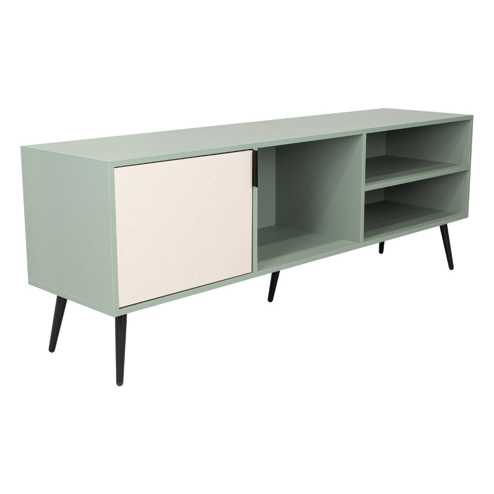 Rack Tv 65" Vulcan Una Puerta, Color Agave Y Toquilla (vista 3)