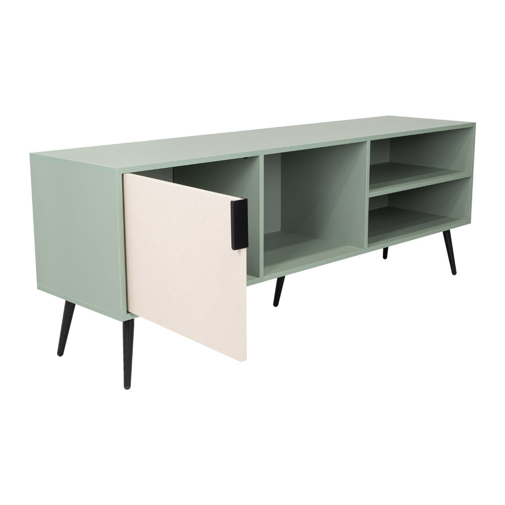 Rack Tv 65" Vulcan Una Puerta, Color Agave Y Toquilla (vista 4)