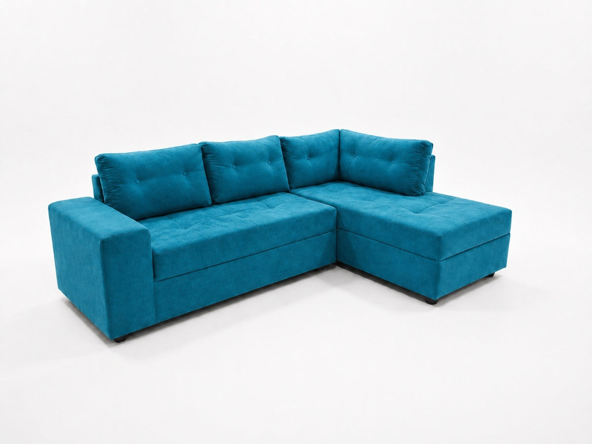 Sofa Seccional Praga Derecho Felpa