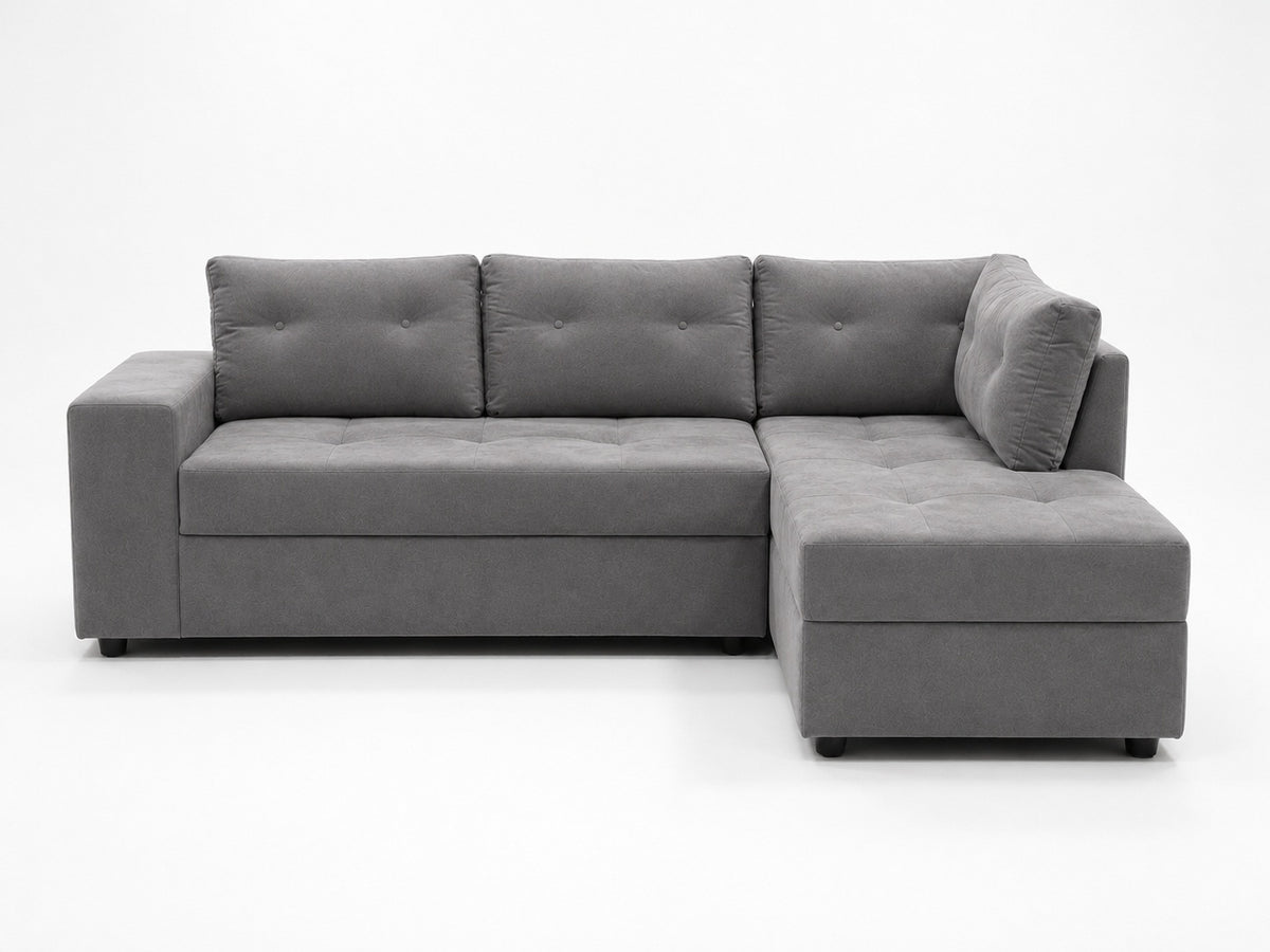 Sofa Seccional Praga Derecho Felpa